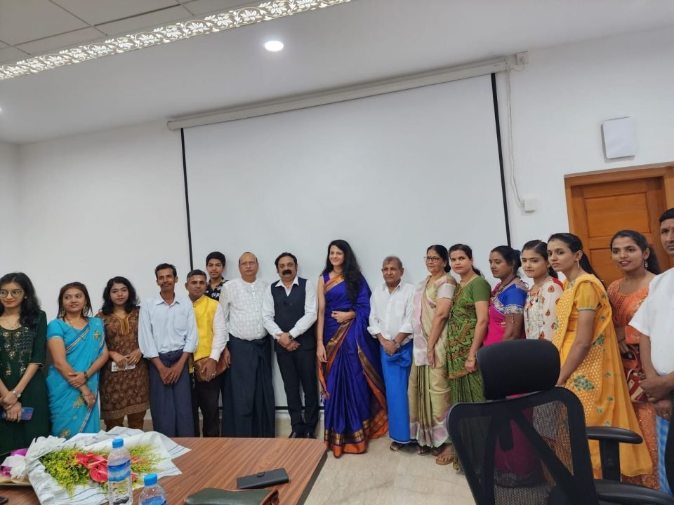 डॉ.हर्षा त्रिवेदी का म्यानमार के यांगून भारतीय दूतावास (Indian Embassy) में उद्बोधन |